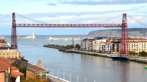 Getxo y Puente Bizcaya Desde Bilbao