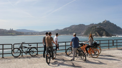 San Sebastián: Excursión en bicicleta en grupo reducido