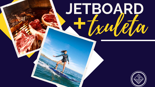 Experiencia Jetboard en el Abra + menú txulelon.